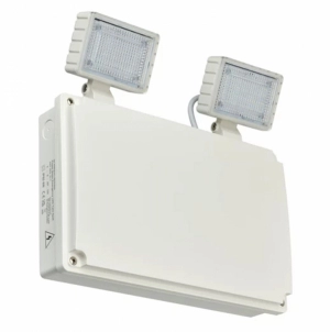 LUZ DE EMERGENCIA LED 2 FAROS 9W 220-240V 6500K 1000LM IP65 IK07 ELB3H CLASE II